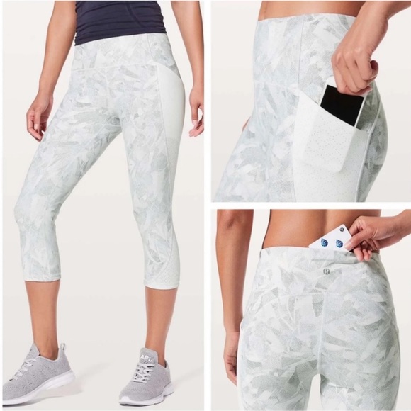 lululemon athletica Pants - Lululemon Patterned Cropped Leggings